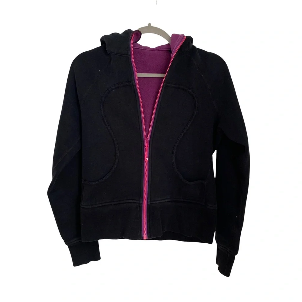 Lululemon Black Scuba Jacket size 6